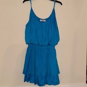 DO+BE Blue Smocked waist dress